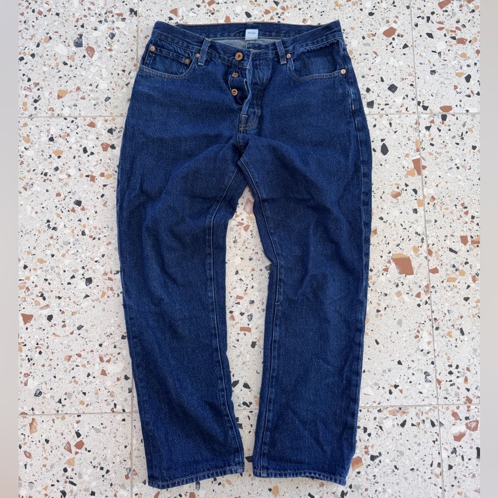 NSF boyfriend Dark Blue Denim Jeans